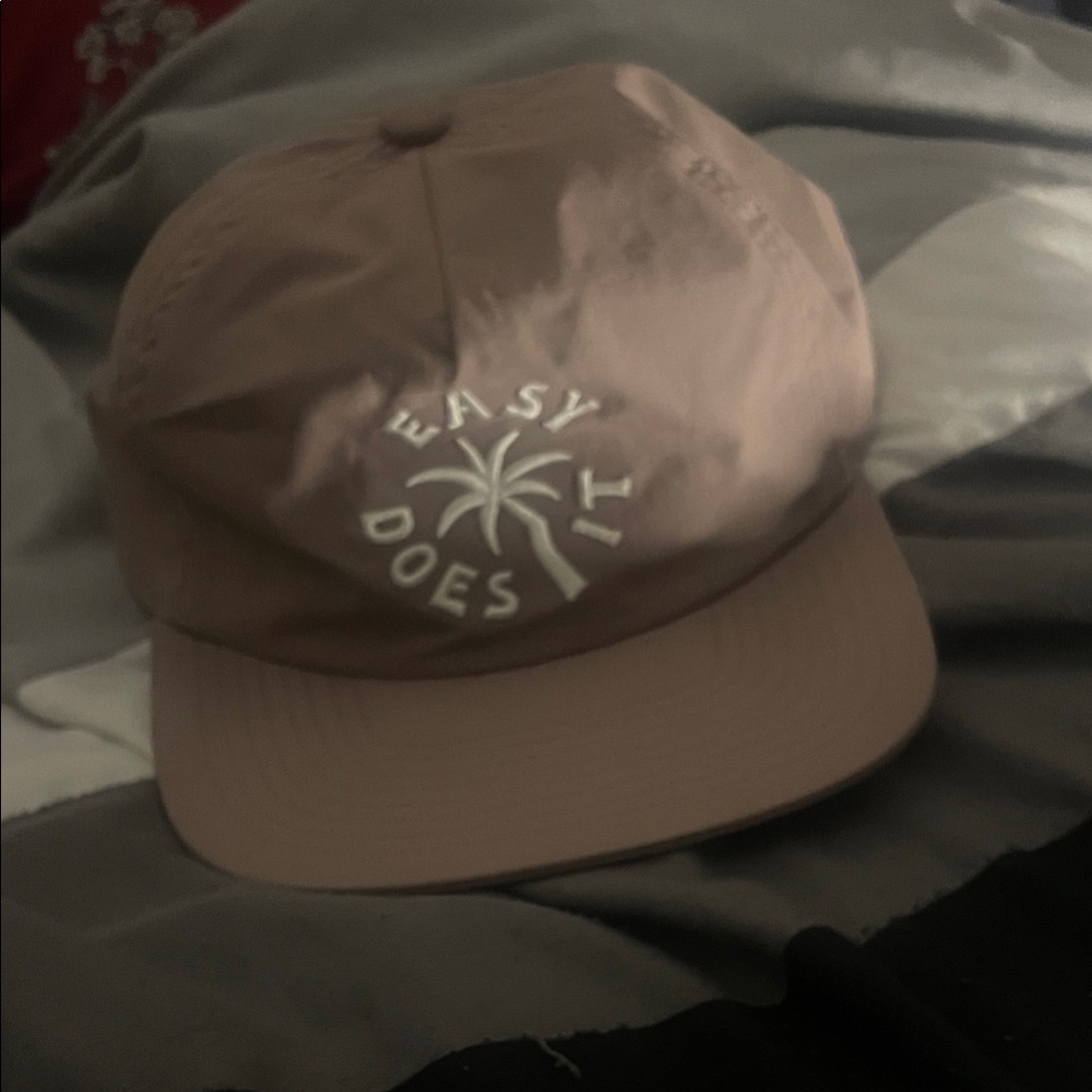 Katin 'Easy Does It' Palm Tree Embroidered Baseball Cap - Brown
